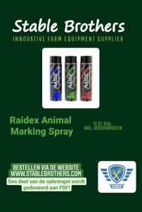 Raidex Merk spray FDF ACTIE!