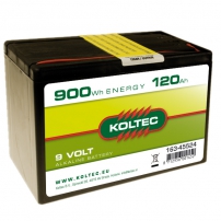 Batterij 9 Volt - 900 Wh 120 Ah, alkaline
