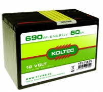 Batterij 12 Volt - 690Wh 60Ah