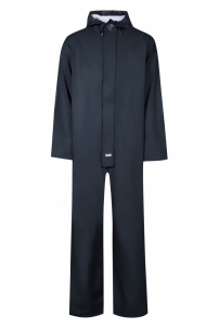 Water and Windproof PU Rain Coverall NAVY
