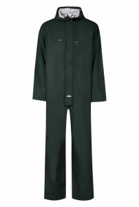 Water and Windproof PU Rain Coverall GREEN 