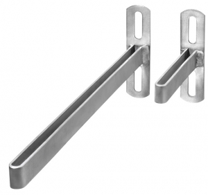 Wall bracket 100 mm - Support for PVC or PE pipes and ducts