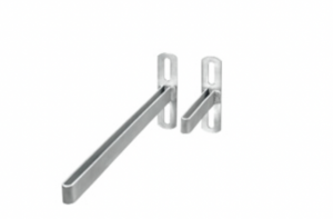 Wall support - length 150 mm - thickness 4 mm - Support for PVC or PE pipes and ducts