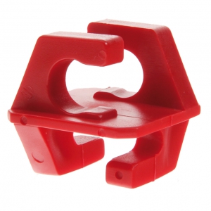 Click insulators, red, for posts with a ø 12 mm