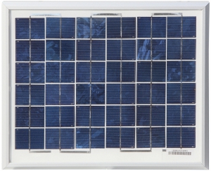 Solar panel 5 Watt for battery devices and the HS75, 32*20.5 cm 1.0 kg