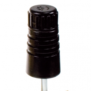 Dump insulators KOLTEC, completely black, for M10 and M12 threaded pieces