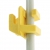 Isolateurs à clic, jaunes, pour poteaux de ø 10 mm